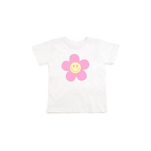 Sweet Wink Little and Big Girls Daisy Smiley T-Shirt
