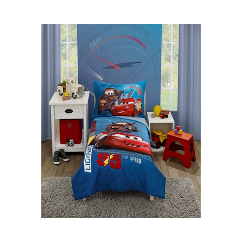 Disney Cars Piston Cup 4 Piece Toddler Bed Set