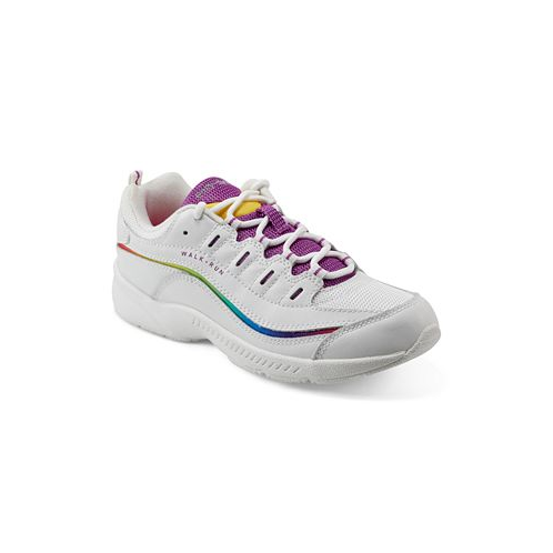 Easy Spirit Womens Romy Round Toe Casual Lace Up Walking Shoes
