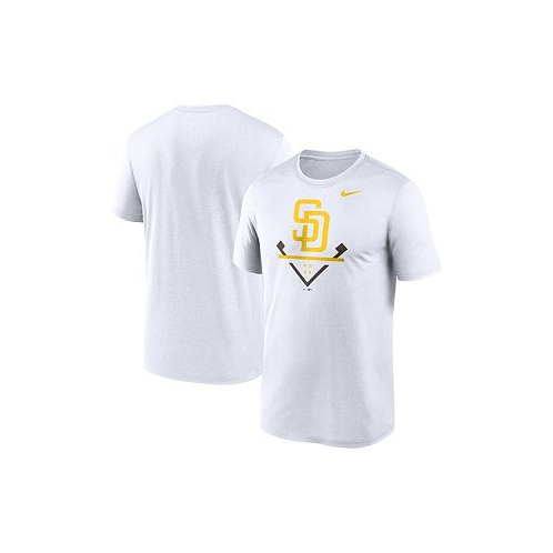 Nike Mens White San Diego Padres Icon Legend T-shirt