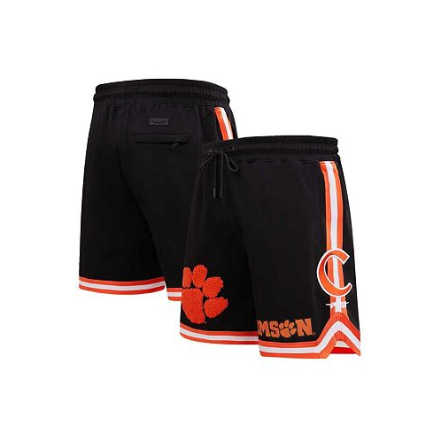 Pro Standard Mens Black Clemson Tigers Classic Shorts
