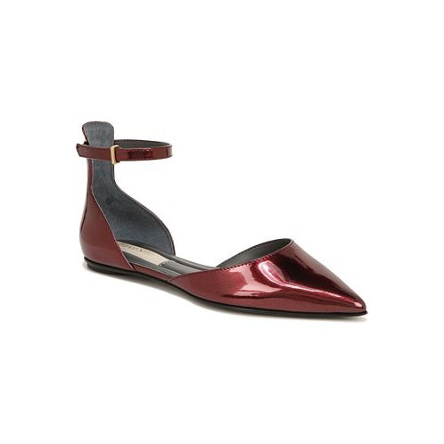 Franco Sarto Womens Racer-Flat Ankle Strap Flats