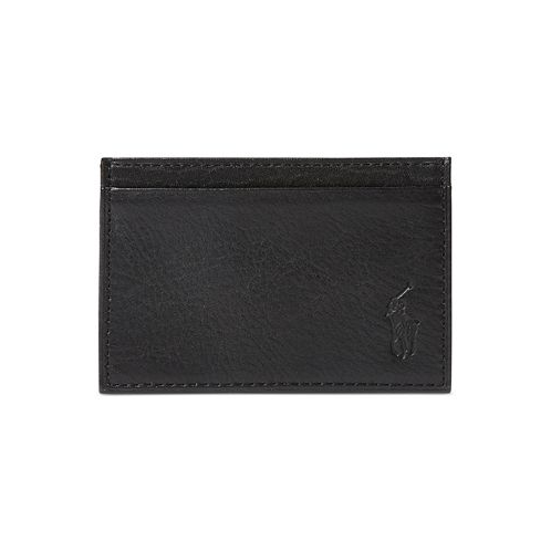 Polo Ralph Lauren Mens Pebbled Leather Card Case