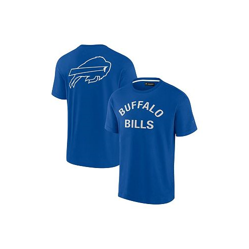 Fanatics Signature Mens and Womens Royal Buffalo Bills Super Soft Short Sleeve T-shirt