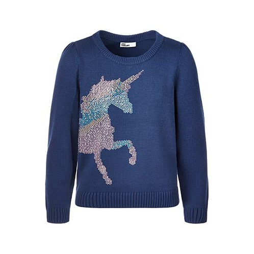 Epic Threads Little Girls Unicorn Crewneck Sweater