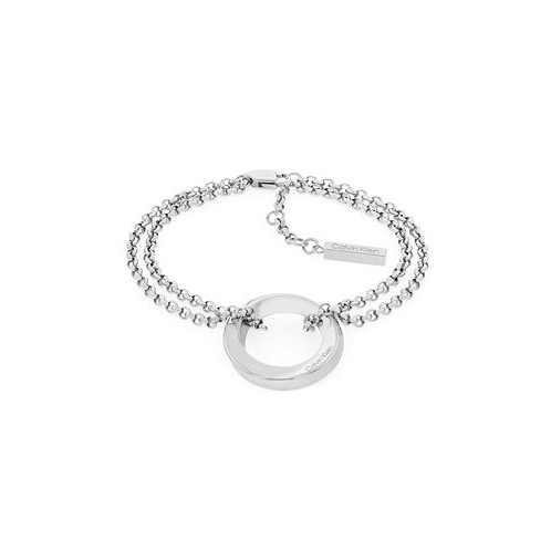 Calvin Klein Womens Stainless Steel Dual Chain Bracelet