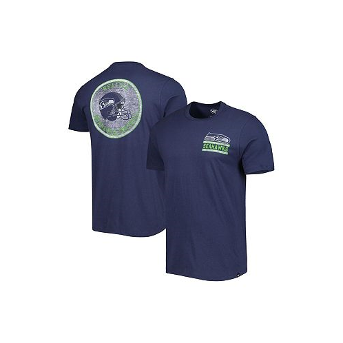 47 Brand Mens College Navy Seattle Seahawks Open Field Franklin T-shirt