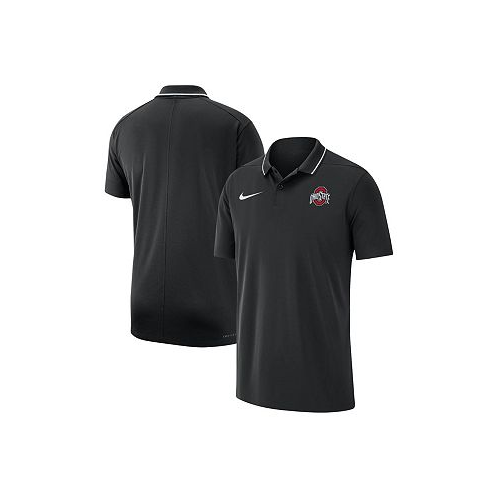 Nike Mens Black Ohio State Buckeyes 2023 Coaches Performance Polo Shirt