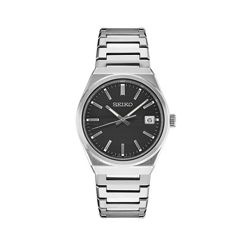 Seiko Mens Essentials Stainless Steel Bracelet Watch 39mm