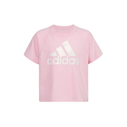 Adidas Big Girls Short Sleeve Raglan Loose Box T-shirt