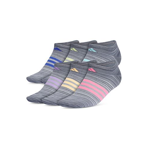 Adidas Womens 6-Pk. Superlite Ombre 2.0 No Show Socks