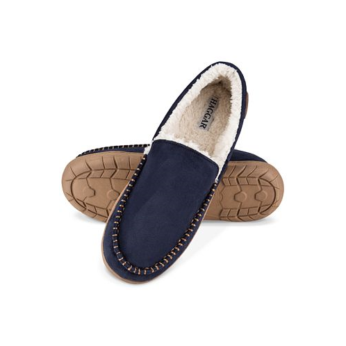Haggar Mens Contrast Stitch Venetian Moccasin Slippers