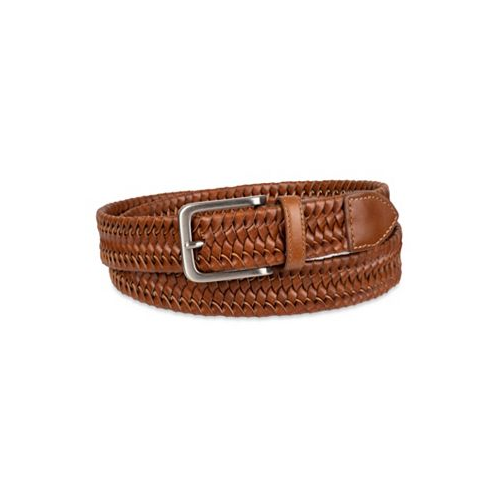 Tommy Bahama Mens Casual Stretch Braided Leather Belt