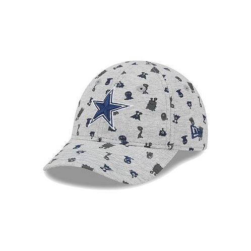 New Era Little Boys and Girls Gray Dallas Cowboys Critter 9FORTY Flex Hat