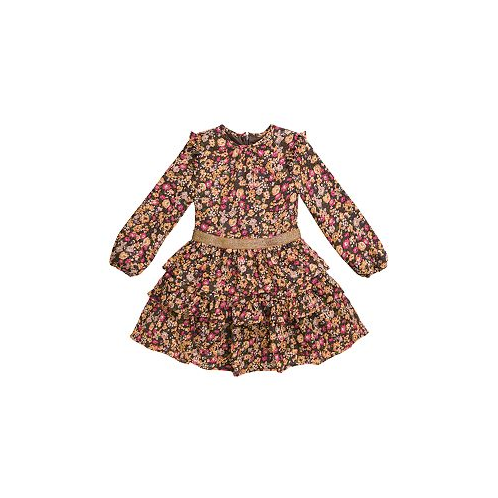 IMOGA Collection Little Girls PALMER FW23 CLOVER CHIFFON DRESS