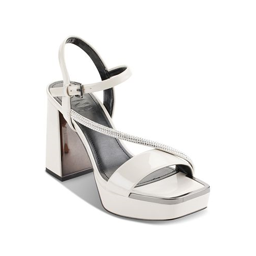 DKNY Briela Square-Toe Strappy Platform Dress Sandals