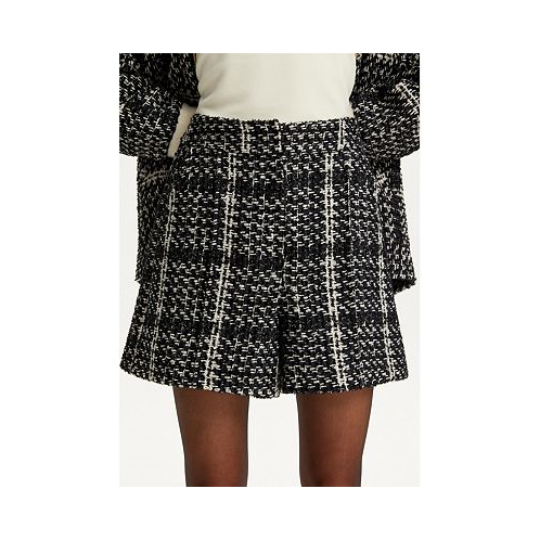 NOCTURNE Womens Tweed Shorts