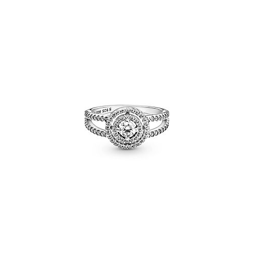 Pandora Cubic Zirconia Timeless Sparkling Double Halo Ring