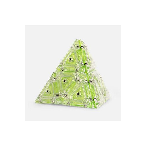 Speks Peridot Pyramid Magnetic Triangles Set of 12 Fidget & Building Toy