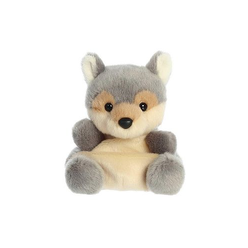 Aurora Mini Lucian Wolf Palm Pals Adorable Plush Toy Gray 4.5