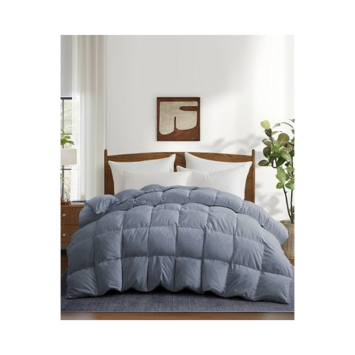 UNIKOME Medium Warmth 360 Thread Count Ultra Soft Down and Feather Fiber Comforter with Gusseted Edge King