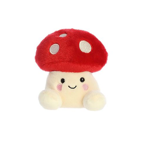 Aurora Mini Amanita Mushroom Palm Pals Adorable Plush Toy Red 5