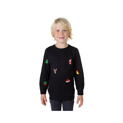 OppoSuits Toddler and Little Boys X-Mas Icons Fleece Sweater