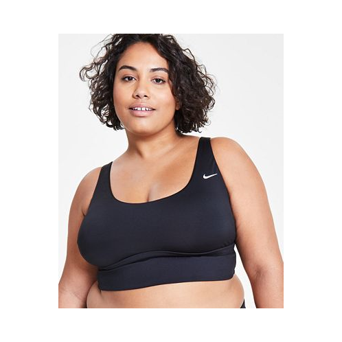 Nike Plus Size Essential Scoop-Neck Midkini Top
