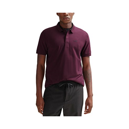 Hugo Boss Mens 3D-Stripe Collar Polo Shirt