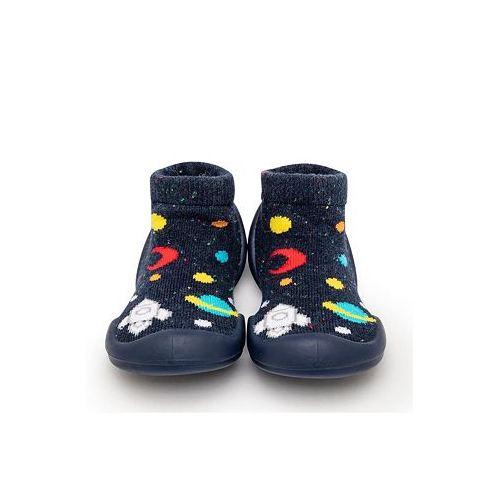 Komuello Baby Boy First Walk Sock Shoes Galaxy