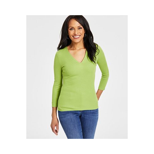 I.N.C. International Concepts Womens Ribbed Top