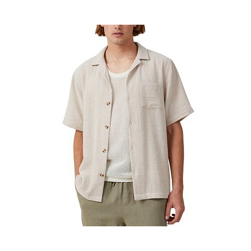COTTON ON Mens Palma Short Sleeve Shirt