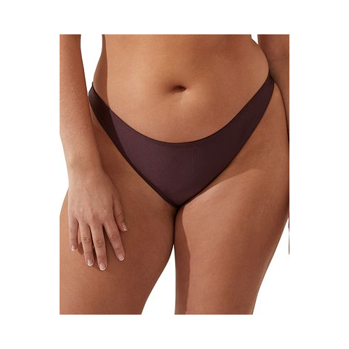 COTTON ON Womens Refined High Side Brazilian Bikini Bottoms