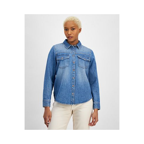 Calvin Klein Jeans Womens Denim Shirt