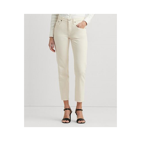 POLO Ralph Lauren Womens Mid-Rise Tapered Jeans