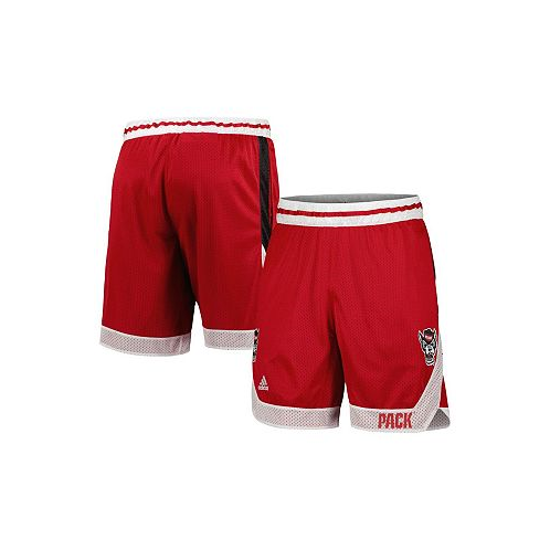 Adidas Mens Red NC State Wolfpack Swingman AEROREADY Basketball Shorts