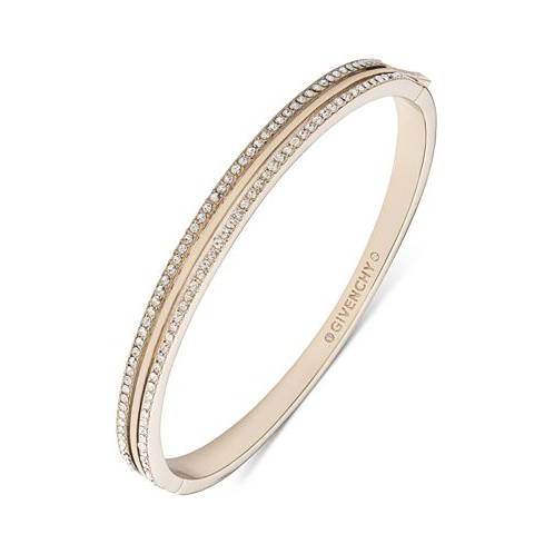Givenchy Pave Crystal Double-Row Bangle Bracelet
