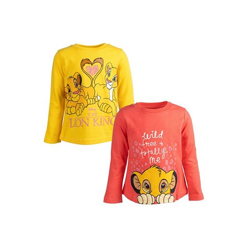 Disney Lion King Nala Simba Girls 2 Pack T-Shirts Toddler Child