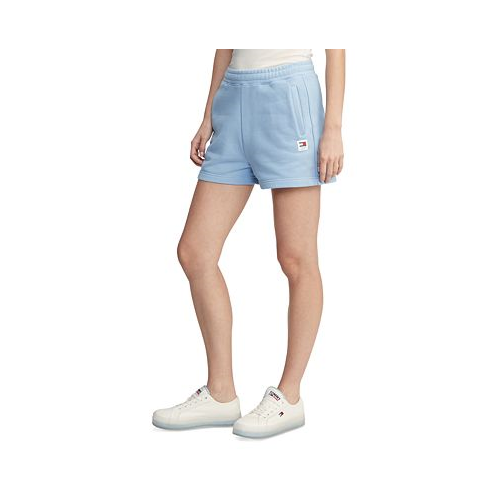 Tommy Jeans Womens Relaxed-Fit New Classic Cotton Sweatshorts