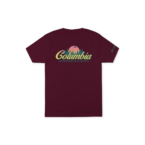Columbia Mens Weekend Logo Graphic T-Shirt
