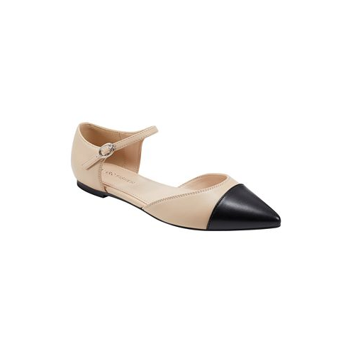 Marc Fisher Womens Elesia Pointy Toe Dress Flat Shoes