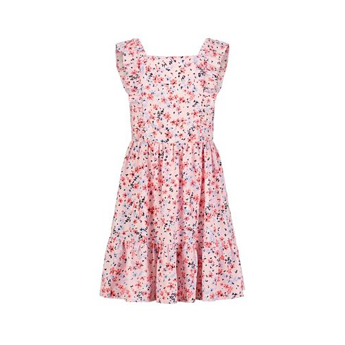 Tommy Hilfiger Toddler Girls Ruffle-Trim Floral Dress