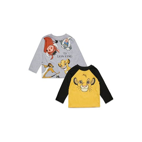 Disney Lion King Lion Guard Rafiki Pumbaa Timon Simba 2 Pack T-Shirts Toddler |Child Boys