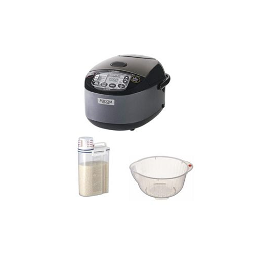 Zojirushi NL-GAC10BM 5.5 Cup Umami Micom Rice Cooker and Warmer Bundle