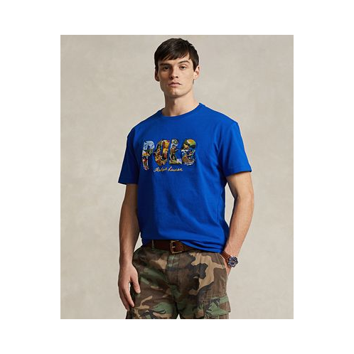Polo Ralph Lauren Mens Classic-Fit Graphic Logo Jersey T-Shirt