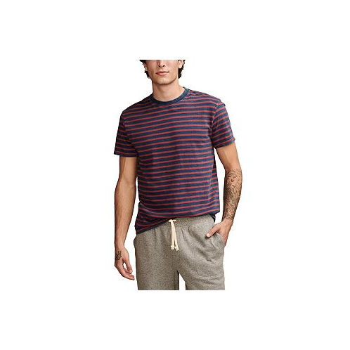 Lucky Brand Mens Stripe Jersey Crewneck T-shirt