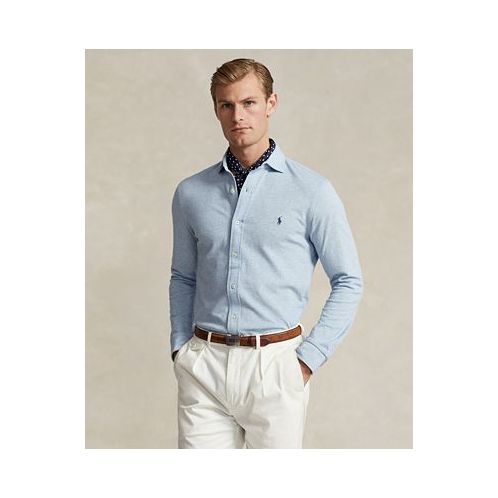 Polo Ralph Lauren Mens Jacquard-Textured Mesh Shirt