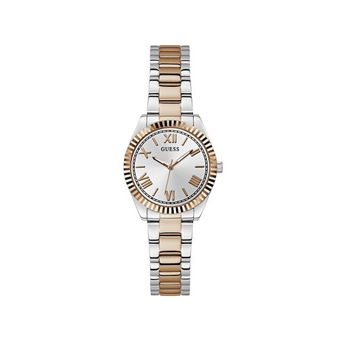 GUESS Womens Analog 2-Tone Stainless Steel Watch 30mm