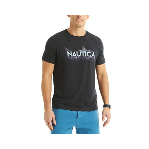 Mens Shark Week X Nautica Crewneck Graphic T-Shirt