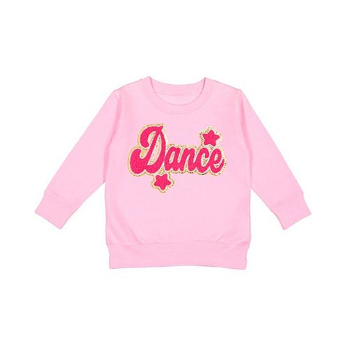 Sweet Wink Little and Big Girls Dance Script Patch Sweatshirt